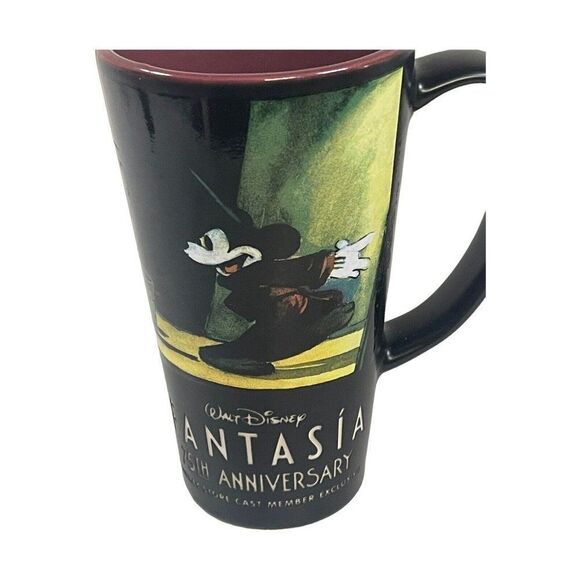 Walt Disney Fantasia 75th Anniversary Cast Member Exclusive Black Mug Mickey - Picture 2 of 9